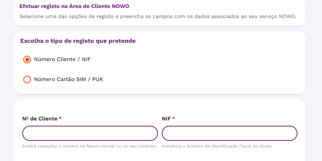 ▷ Como funciona a Área de Cliente da NOWO?